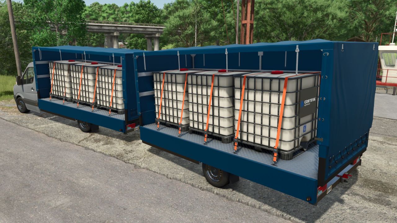 Practical Mercedes-Benz Sprinter Trailer — Universal Transport for FS25