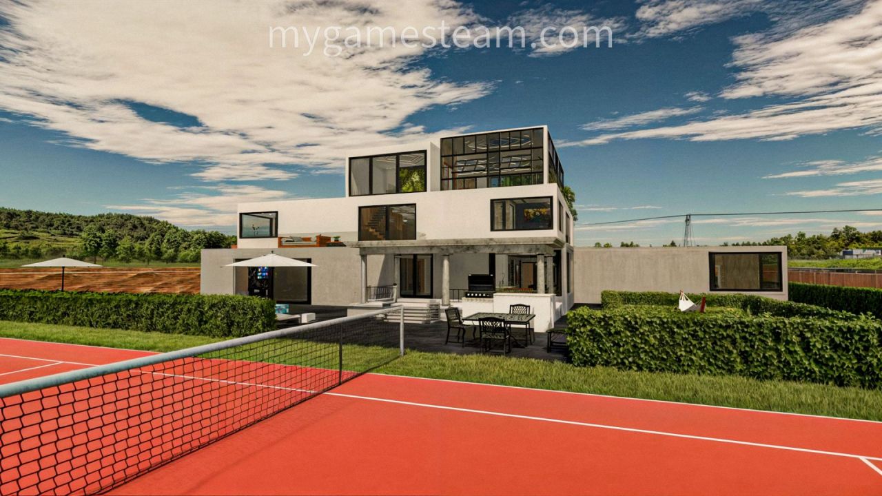 Moderne Villa Verde Farmhouse — Luxuriöses Anwesen für Ihren Bauernhof