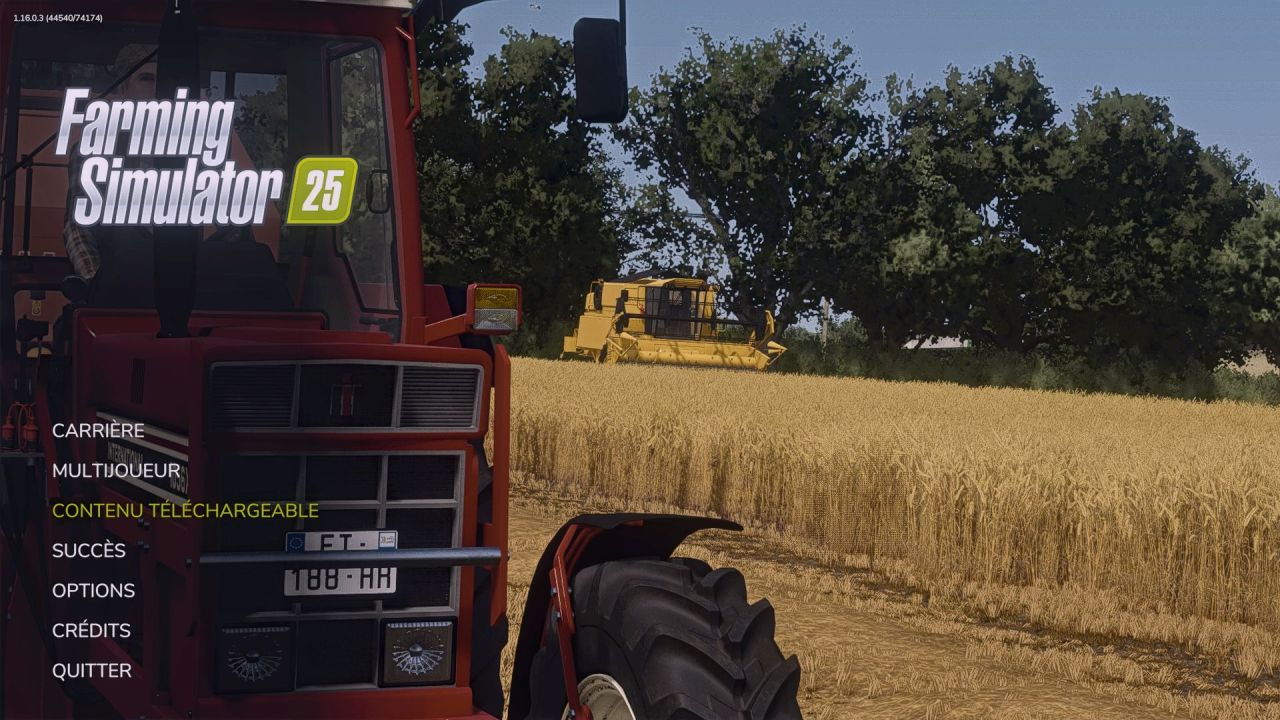Neue Menühintergründe für Farming Simulator 25 — Stilvoller Hintergrund des Hauptmenüs
