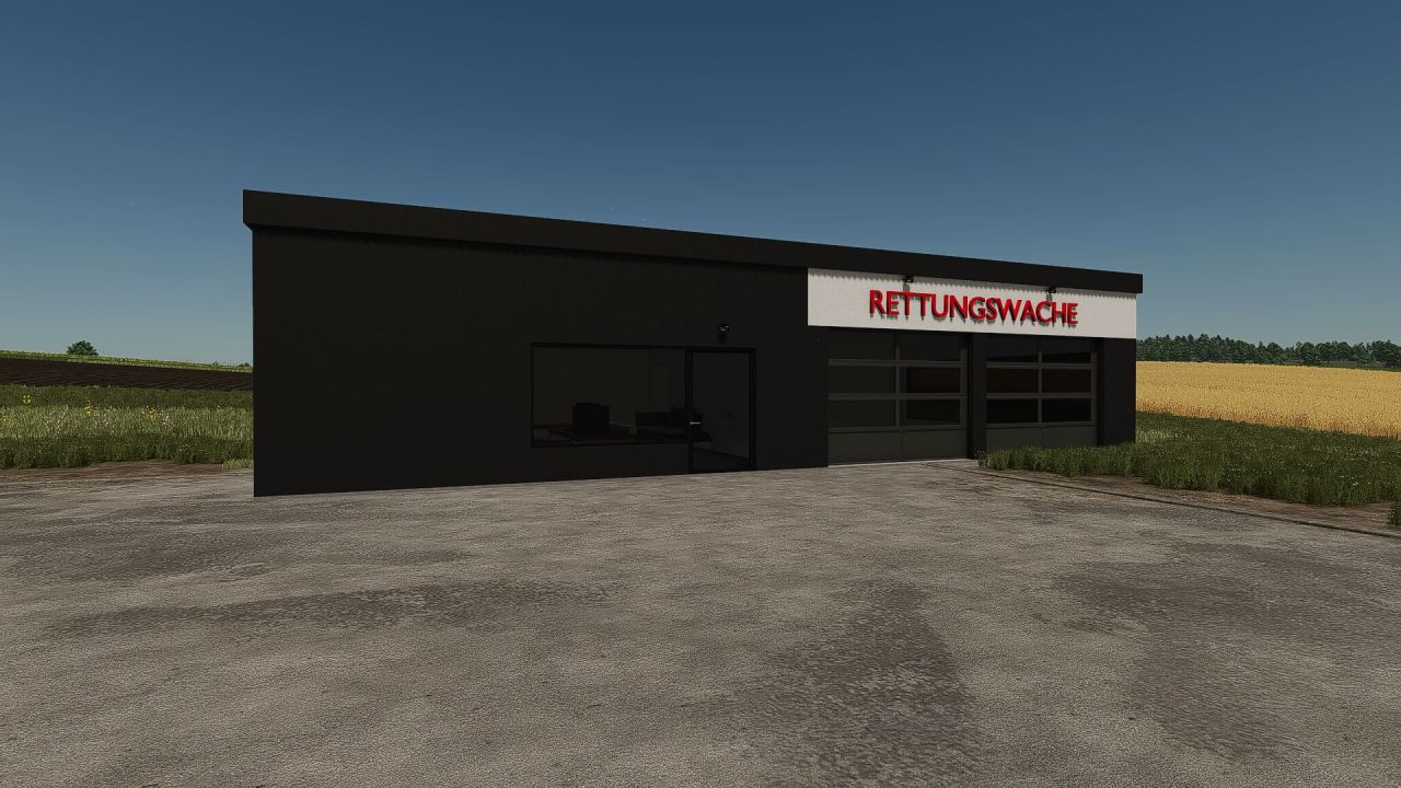 Нова Будівля Lifeguard station — Детальна Станція з Підсвіткою для Farming Simulator 25