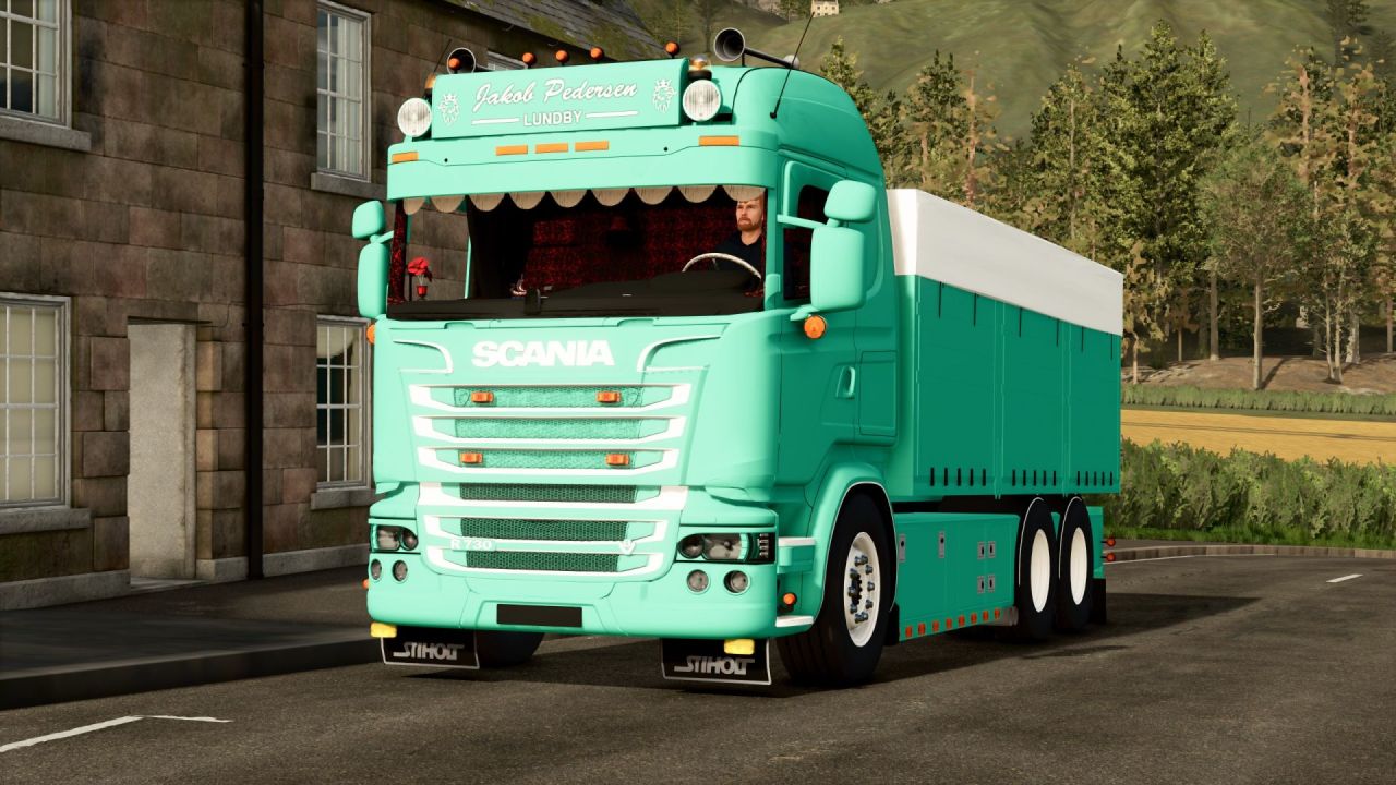 Powerful Truck Scania R730 Jakob for Fast Crop Transport in FS25