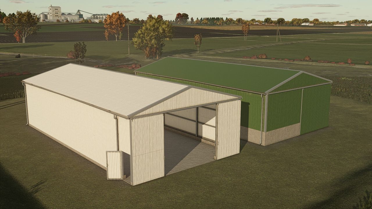 New Metal Garage 10x20m for Farming Simulator 25 — Stylish Equipment Storage