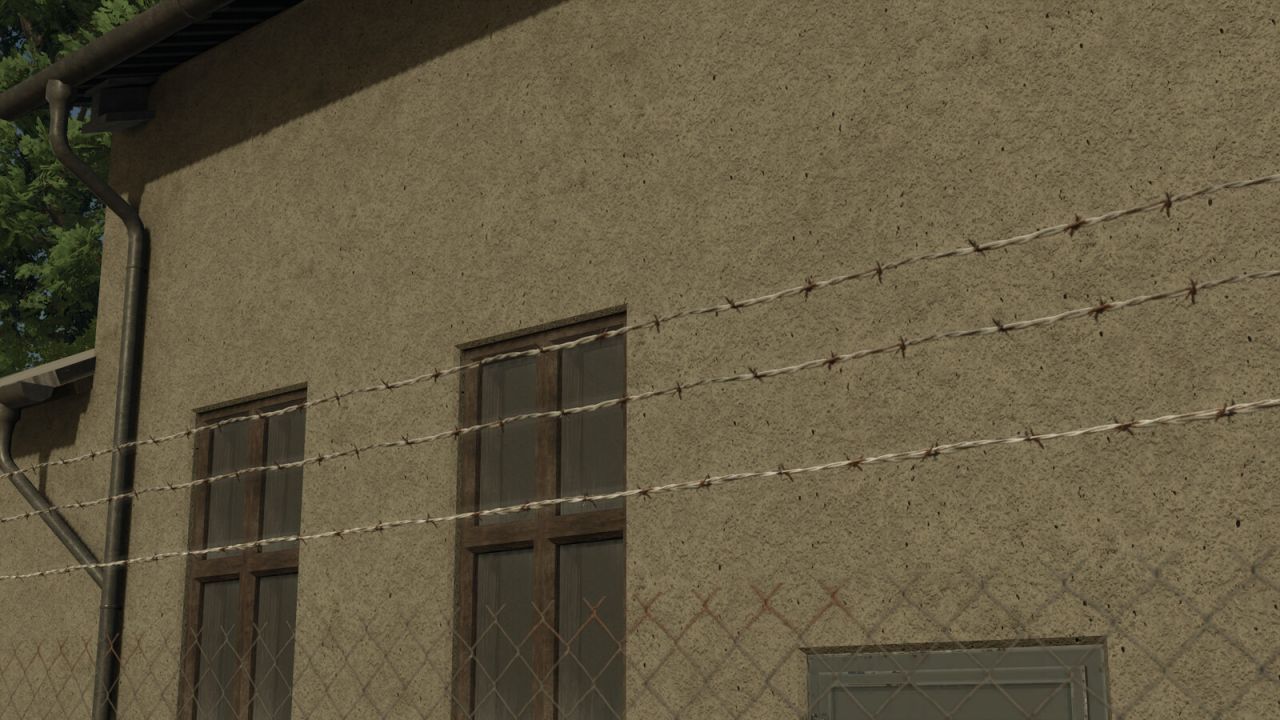 Autentyczne Ogrodzenie GDR Fence (Prefab) dla Realistycznych Farm w FS25