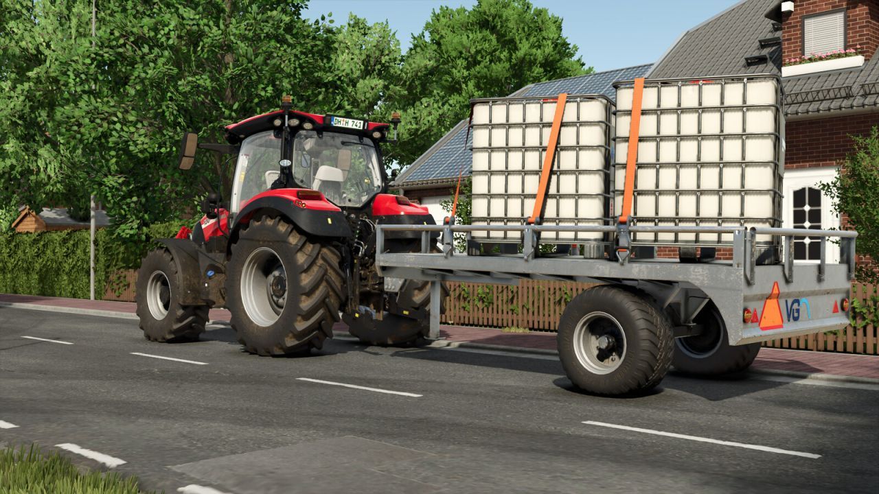 Ефективний Причіп LizardVG Trailer для Перевезення Піддонів і Тюків у FS25