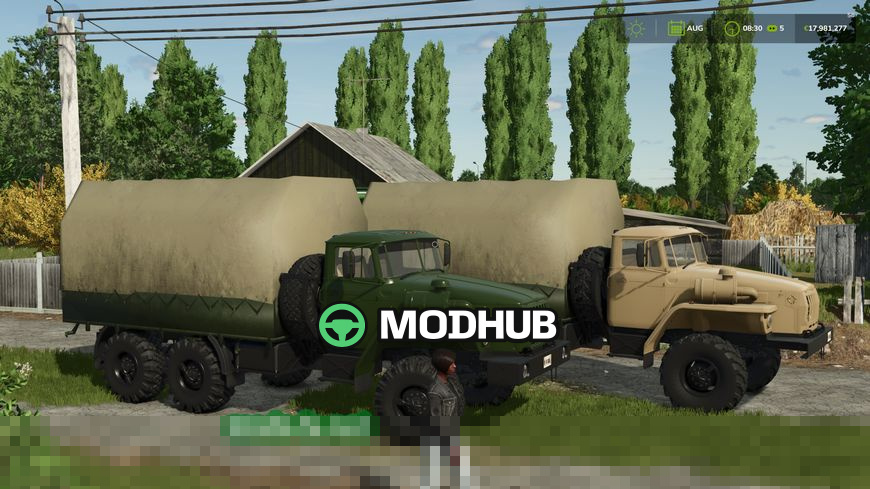 Mod na Ciężarówki Ural 4320 Logistica v1000 dla Farming Simulator 25