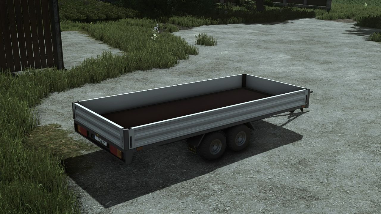 Efektywny Przyczep Humbaur z Dwiema Rampami do Farming Simulator 25