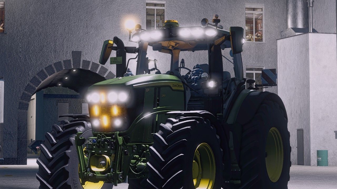 Effizienter Traktor John Deere 6R Edit — Realistisches Tuning für Farming Simulator 25