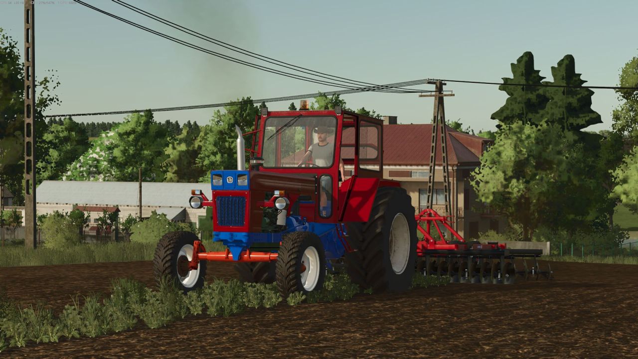 Legendärer Rumänischer Traktor U650 SAVIEM — 120 PS und Interactive Control für FS25