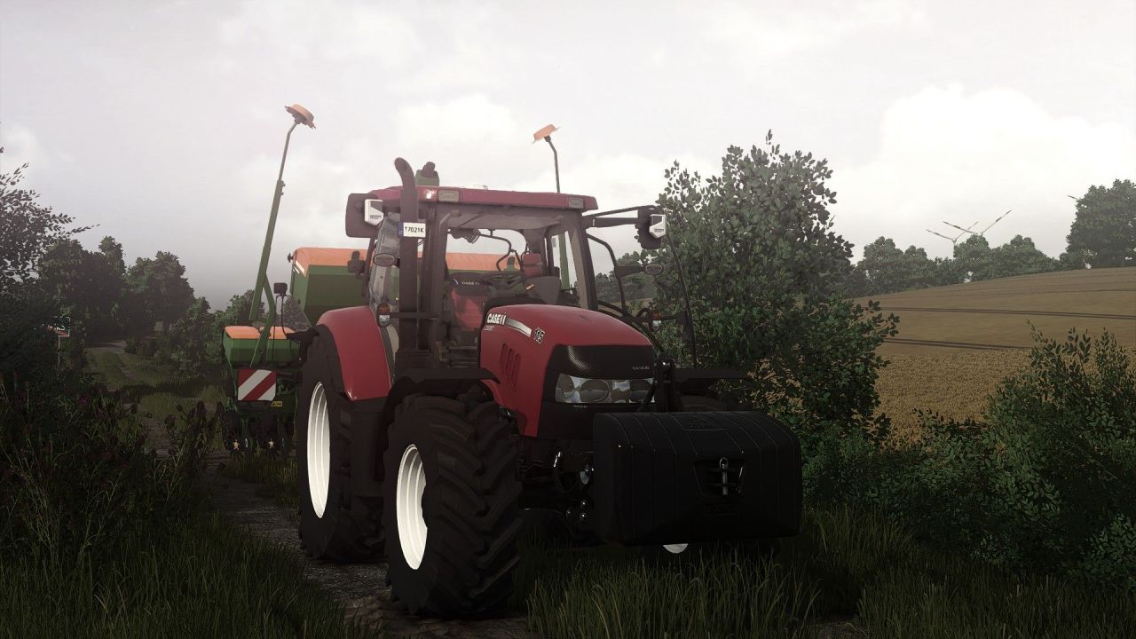 Leistungsstarker Traktor Case IH Maxxum 115–140 für Farming Simulator 25 (RealGPS + Precision Farming)