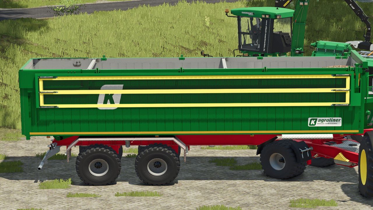 Ефективний Причіп Kröger TMR34 на 50 000 л для Перевезення Сипучих Матеріалів у FS25