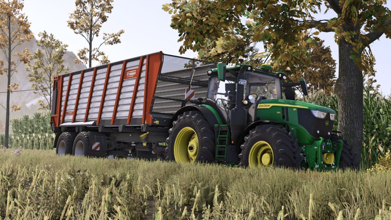 Effizienter Krampe Radium 830S Anhänger für schnelles Silotransport in FS25