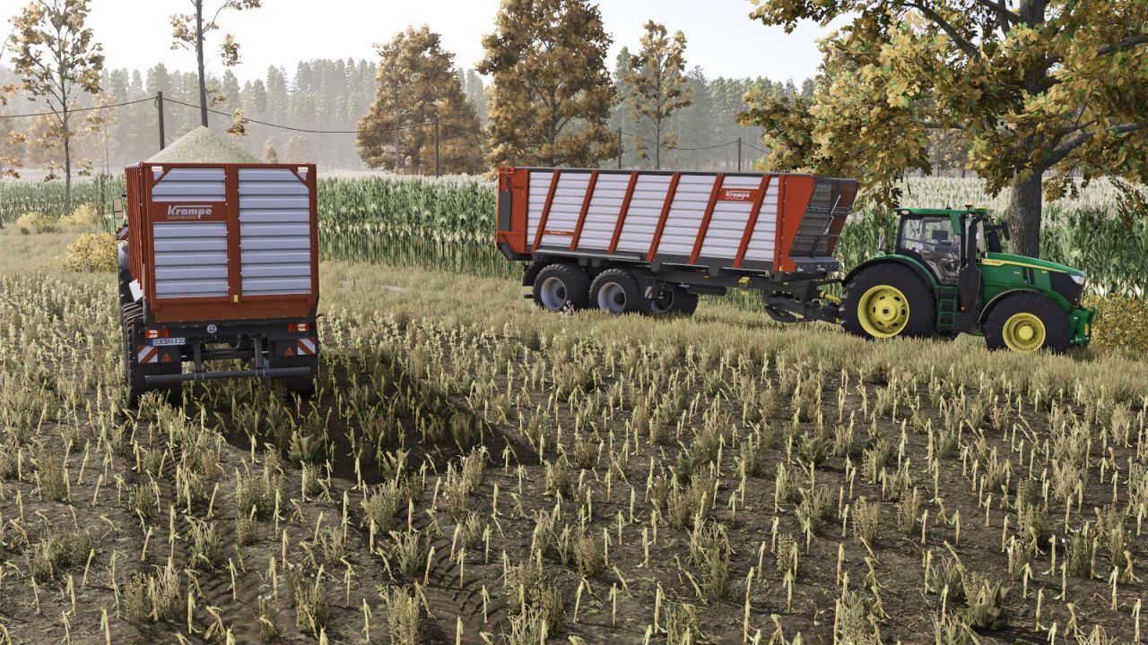 Effizienter Krampe Radium 830S Anhänger für schnelles Silotransport in FS25