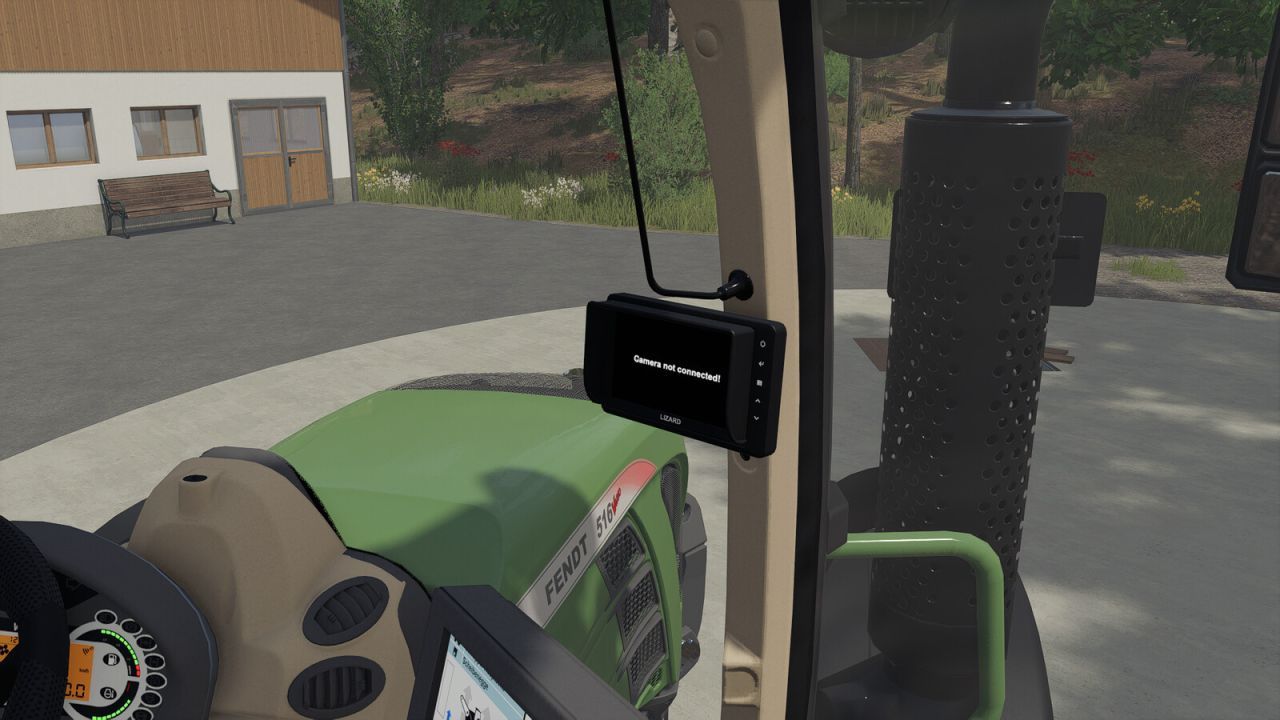 Універсальний Camera Screen (Prefab) — Ефективний Екран Камери для Тракторів і Самохідної Техніки FS25