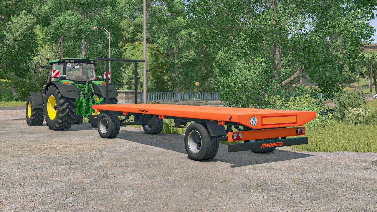 Efektywny Pakiet Platform Rinoagro Platforms Pack (PL80/PL100) do Transportu w FS25