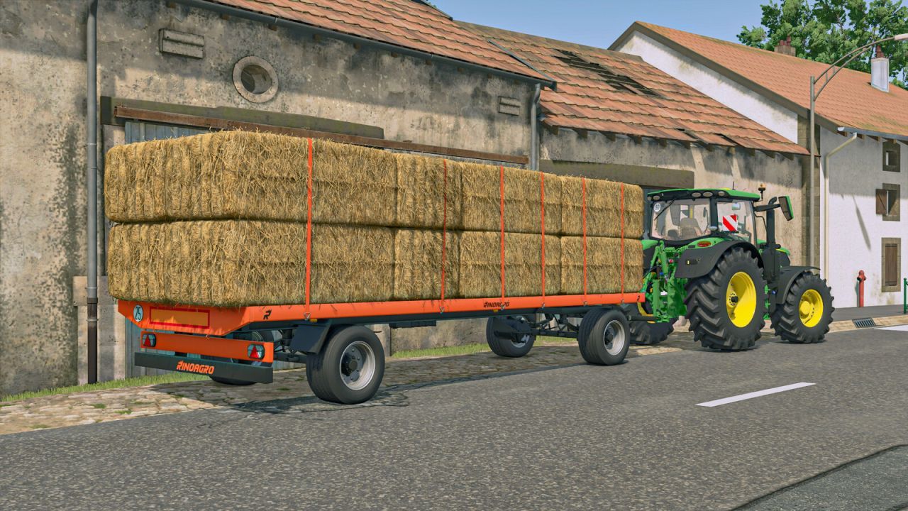 Efektywny Pakiet Platform Rinoagro Platforms Pack (PL80/PL100) do Transportu w FS25