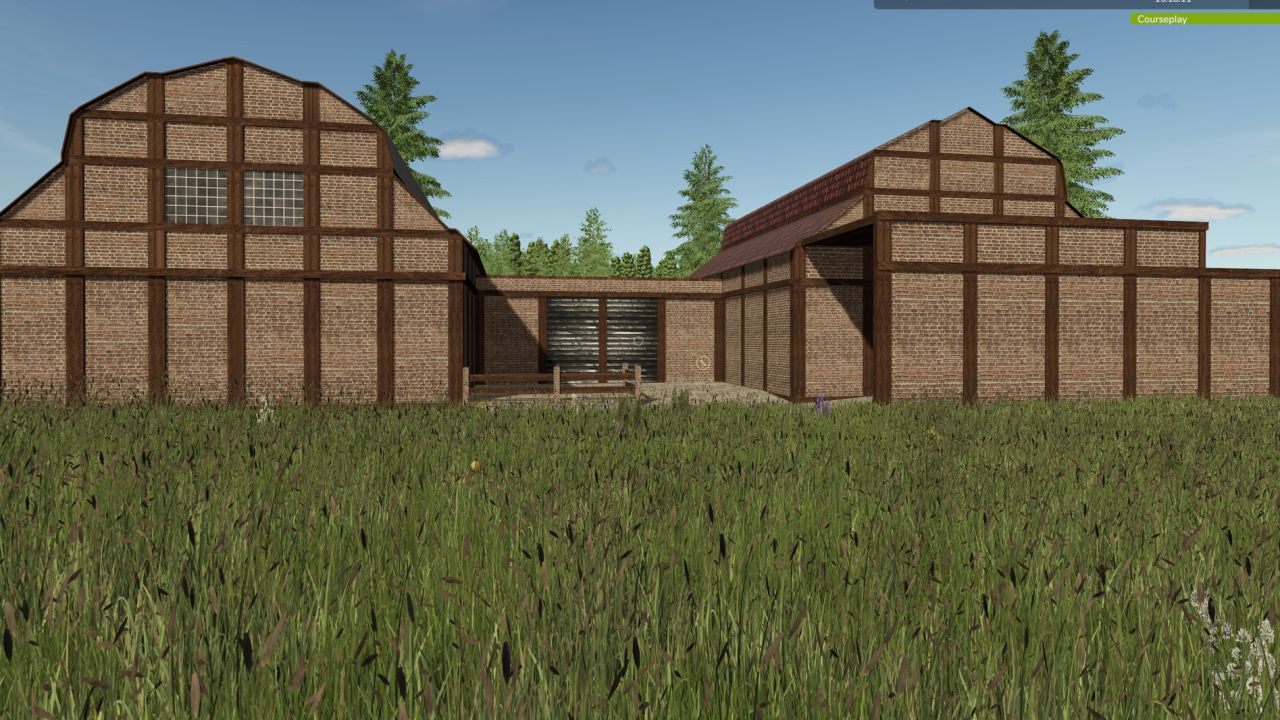 Мод на М'ясник у стилі фахверк для Farming Simulator 25