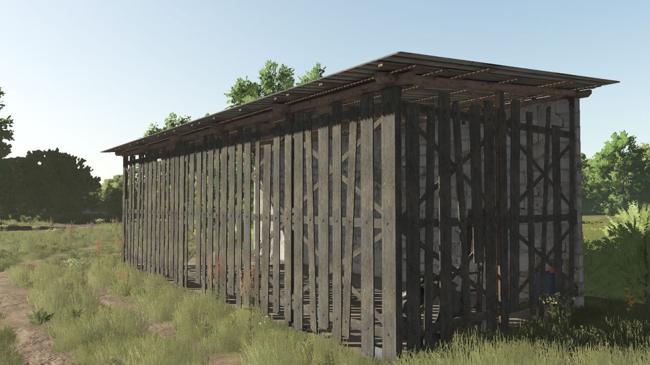 Практичний Machine Shed — Надійний Навіс-Гараж для Техніки у Farming Simulator 25