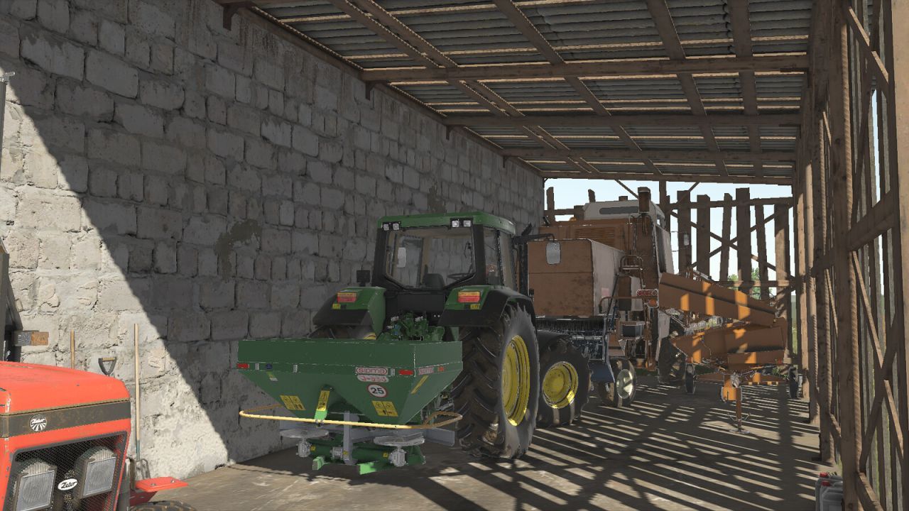 Практичний Machine Shed — Надійний Навіс-Гараж для Техніки у Farming Simulator 25