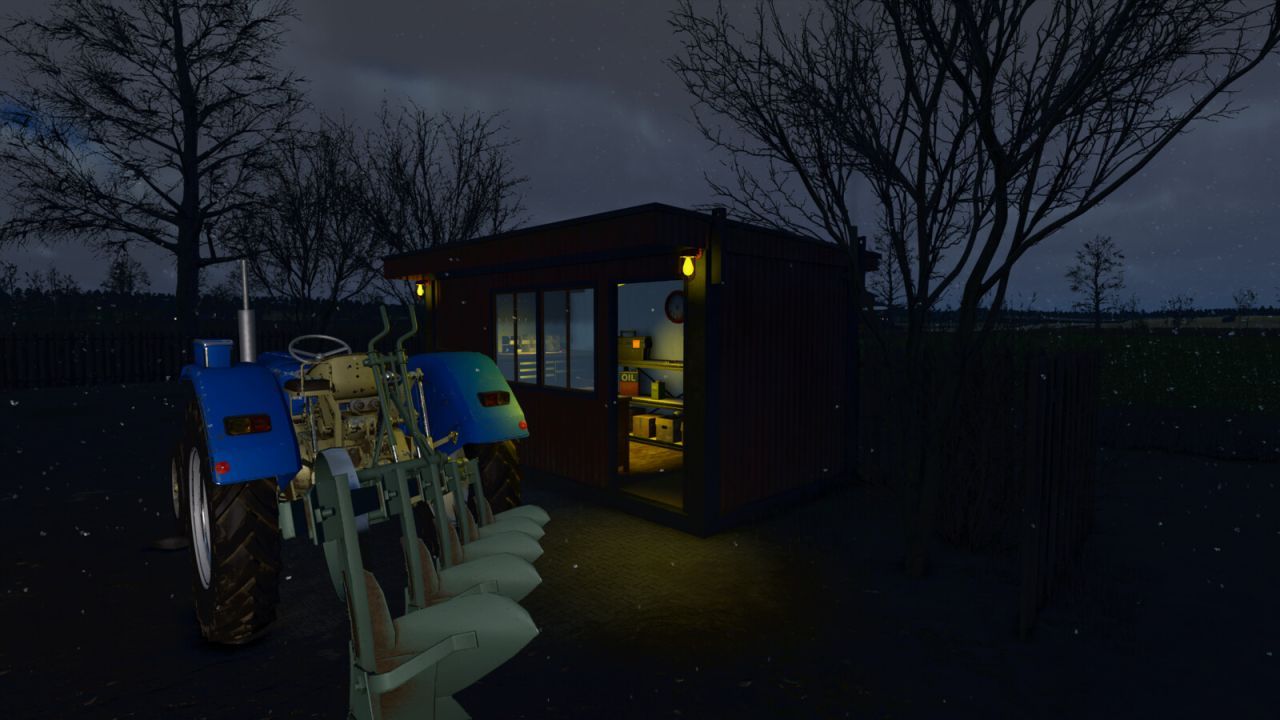 Практичний Container Set для FS25 — Житловий і Сервісний Контейнери для Стартової Ферми