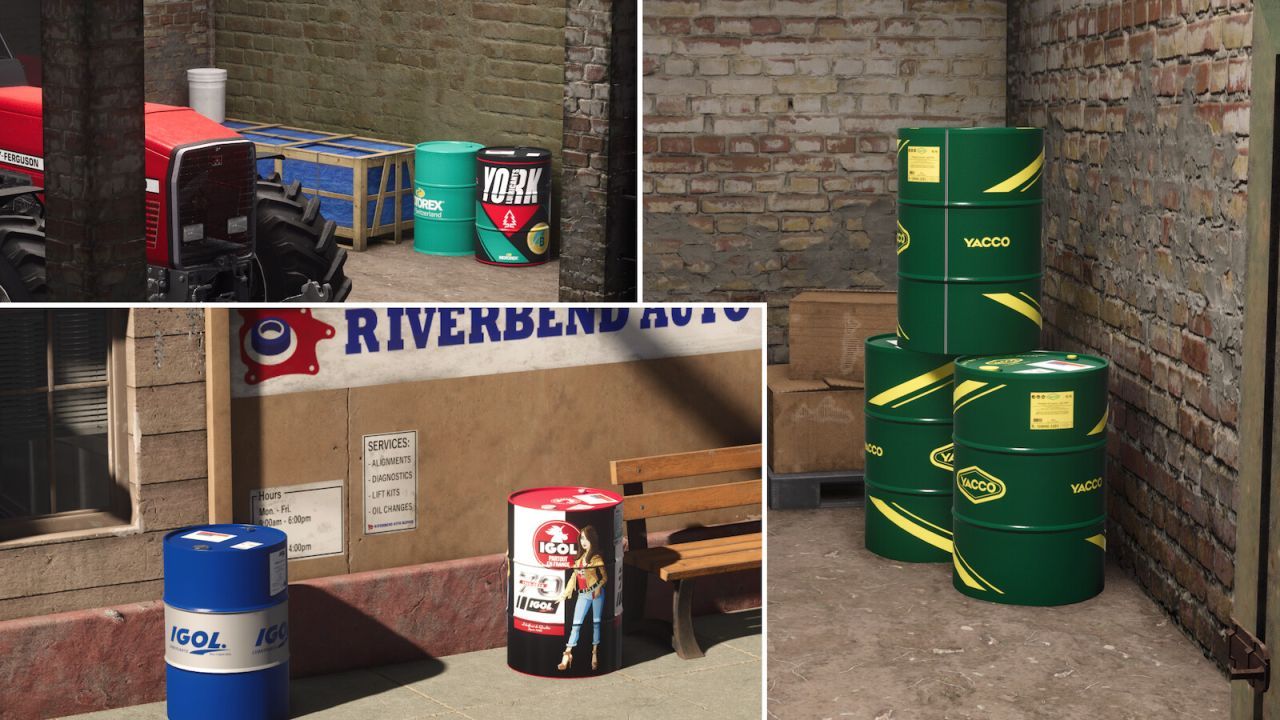 Ефективна Бочка-майстерня Maintenance Barrel для Farming Simulator 25 — Ремонт і Декор