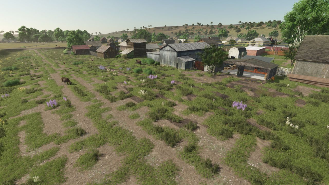 Атмосферна Карта RedField (Red Field) — Відроди Село та Розвивай Ферму у FS25