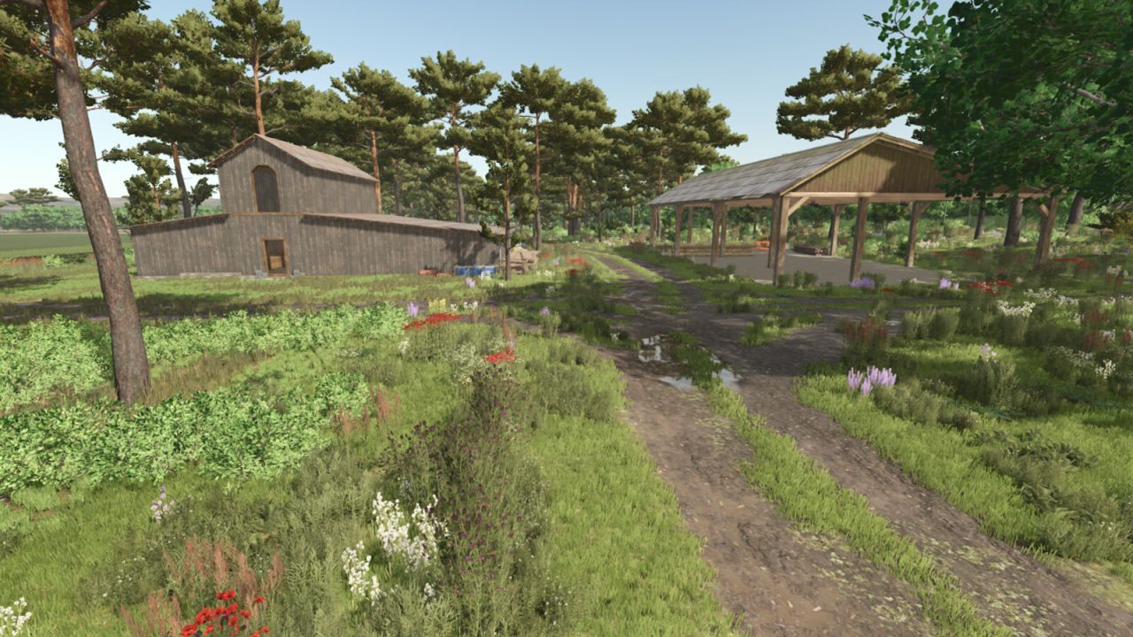 Атмосферна Карта RedField (Red Field) — Відроди Село та Розвивай Ферму у FS25