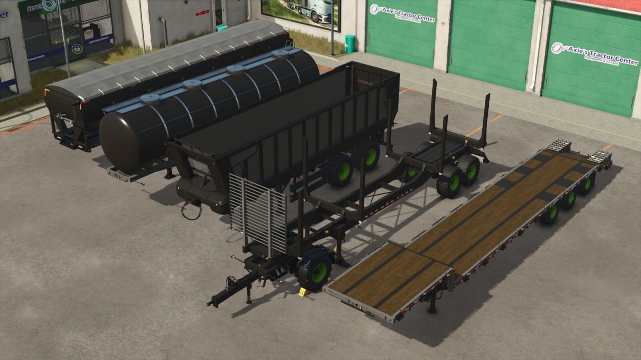 Ефективний Пак Причепів Agro Trailers Pack для Напівтракторів у FS25