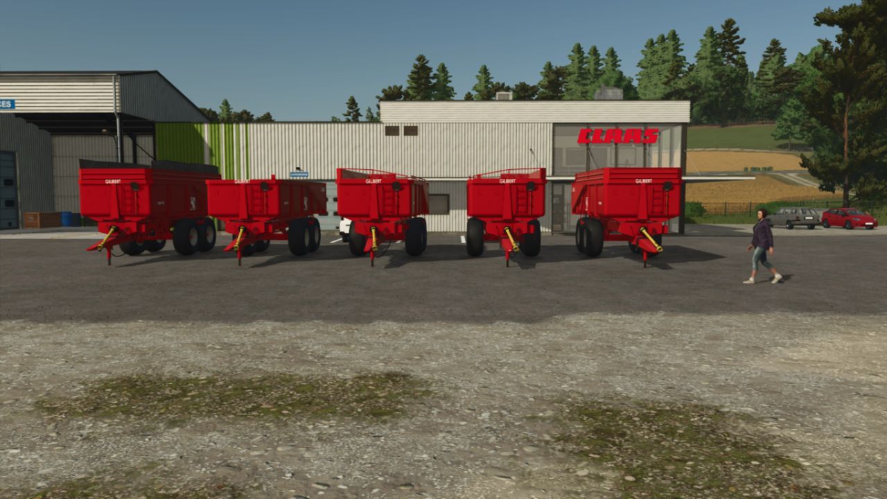 Ефективний Причіп-Самоскид Gilibert PRO1300 на 12.5–16.5 т для Farming Simulator 25