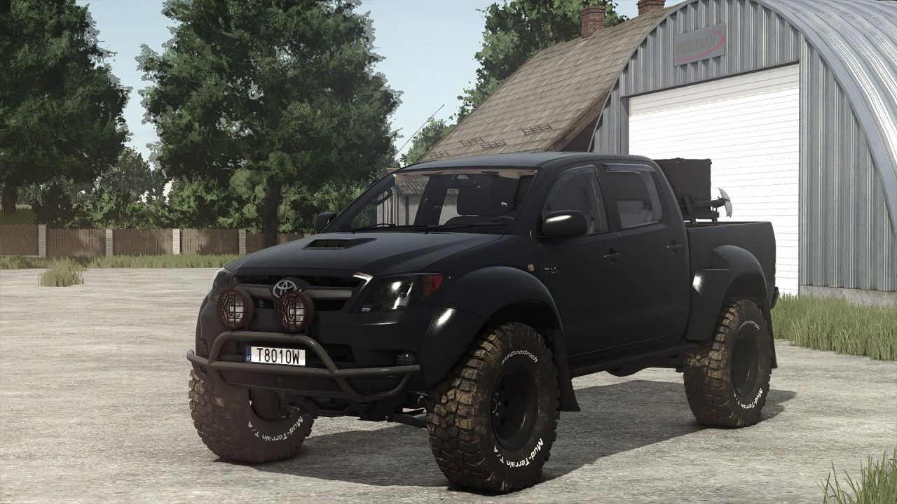 Mocny Pickup Toyota Hilux Arctic do Farming Simulator 25 — Szybki i Przejezdny