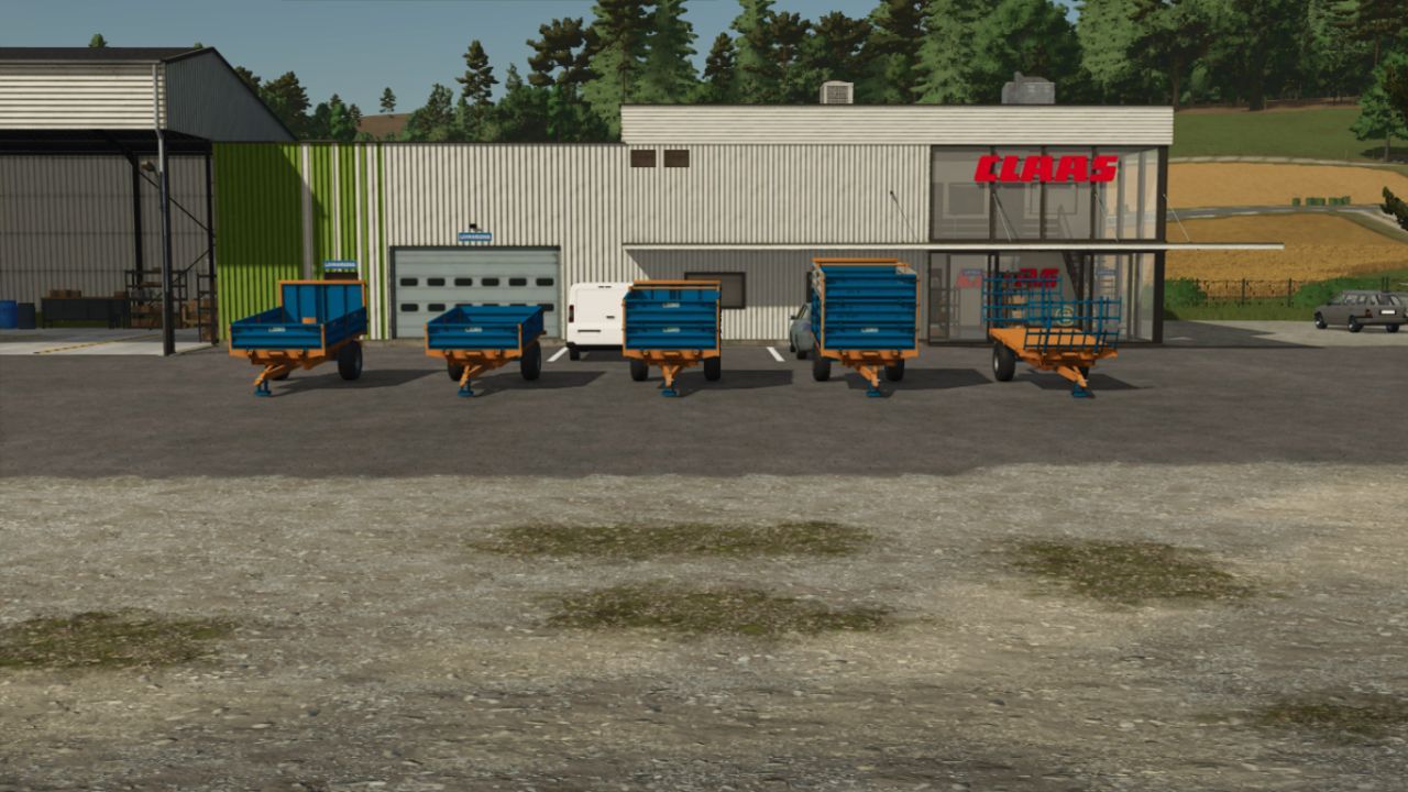 Ефективний Причіп Rolland BH 6 — Універсальне Перевезення Тюків і Вантажів у FS25