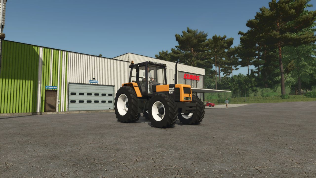 Legendärer Traktor Renault 180-94 für Farming Simulator 25 — Flexible Räder und Tuning