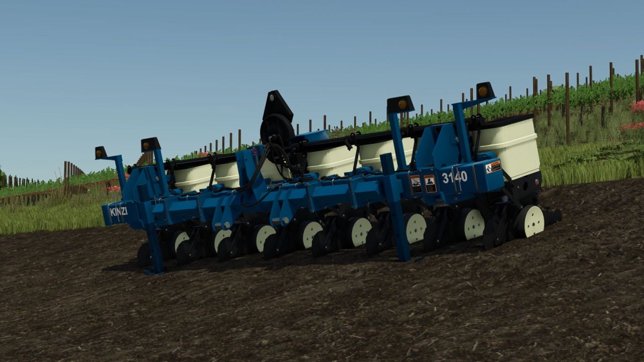 Ефективна Сівалка Kinze 3140 8 Row Planter — Точний Посів на 6 м у FS25