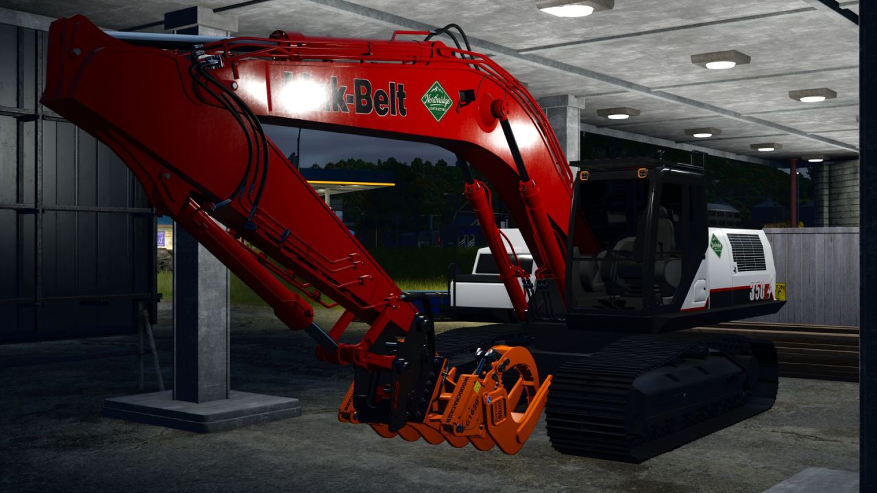 Потужний Екскаватор Case/Link-Belt 350 для FS25 — Розчищення та Земляні Роботи - Скріншоти