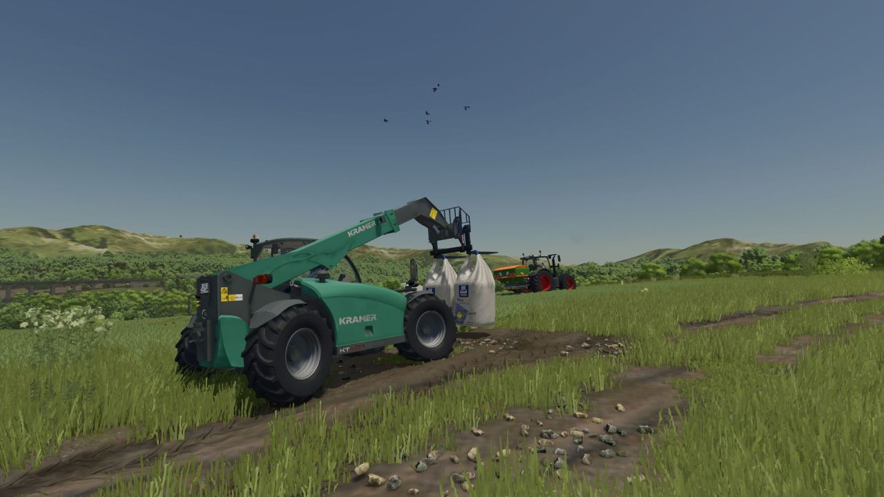 Leistungsstarker Teleskoplader Kramer KT407 für Farming Simulator 25