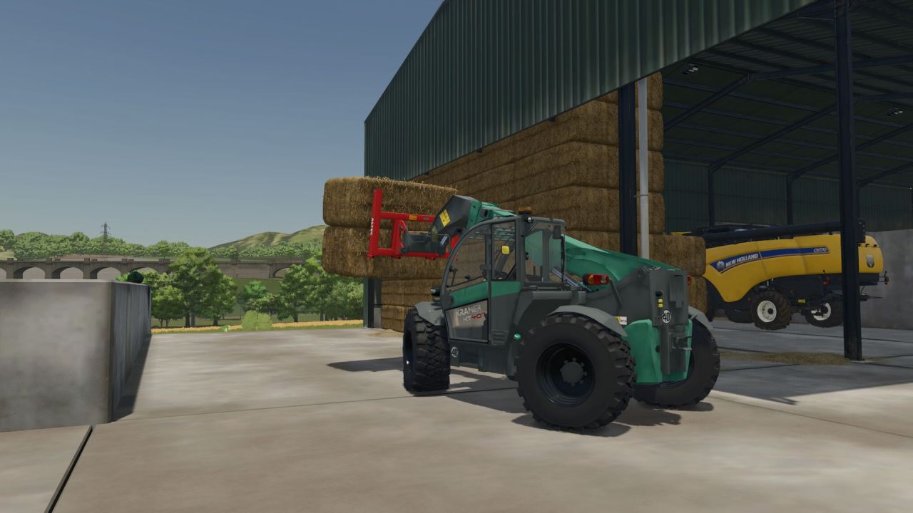 Leistungsstarker Teleskoplader Kramer KT407 für Farming Simulator 25