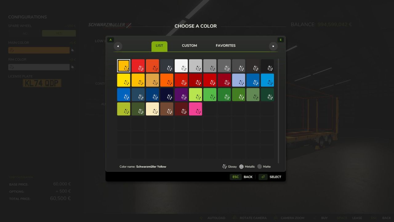 Ефективний Причіп SCHWARZMUELLER 4A для Безпечного Перевезення Техніки у FS25