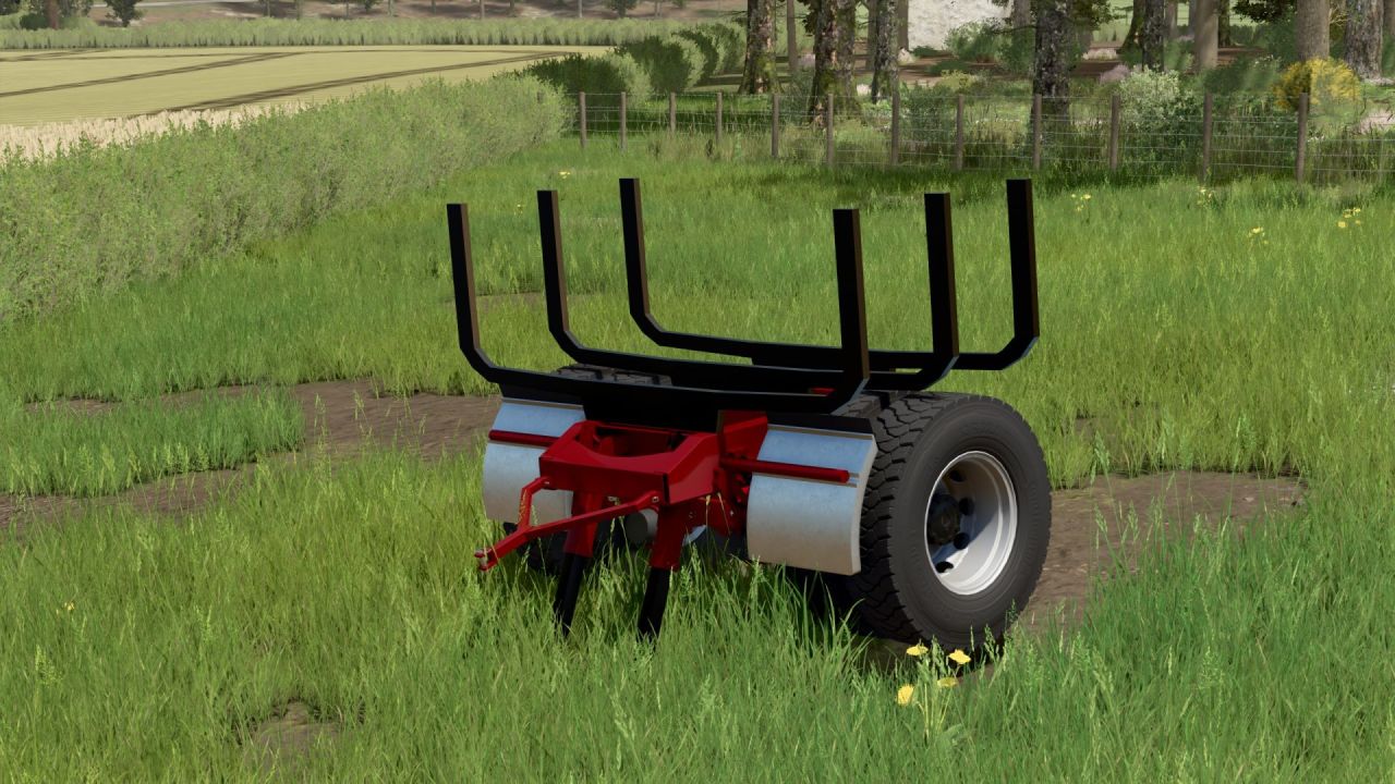 Ефективний Homemade Log Dolly — Візок для Колод з 3-точковим Кріпленням у FS25