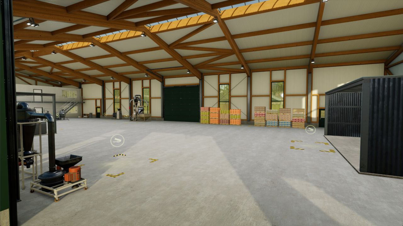 Effektives All In One Produktionskomplex für FS25 — Backen, Molkerei, Zucker und Öle in einem Gebäude