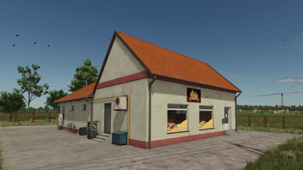 Neue Bäckerei Village Bakery für FS25 — Brot und Kuchen aus Mehl