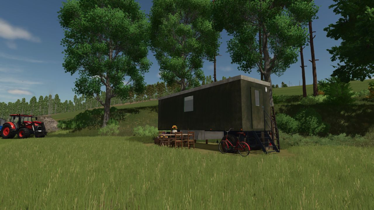 Sparsame John Deere Mobile Home für den Start in Farming Simulator 25