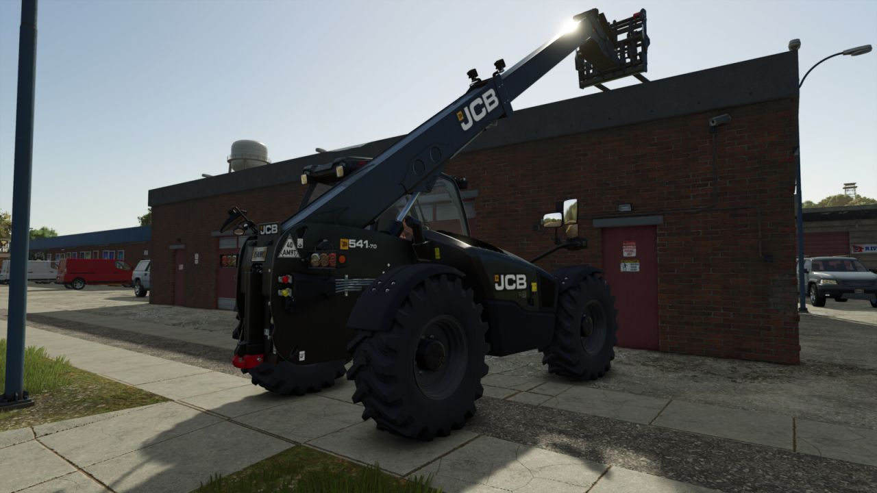 Efficient Telehandler JCB Agri Loadall for Farms and Warehouses in FS25