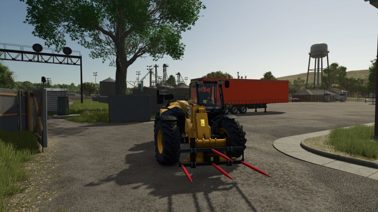Efficient Telehandler JCB Agri Loadall for Farms and Warehouses in FS25