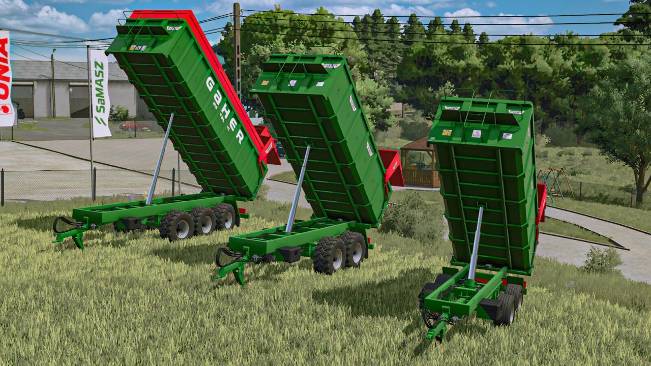 Ефективний Причіп Gaher Metalic Tipping Trailer Pack (GHR TB50/TB60/TB80) для Перевезення Сипучих Вантажів