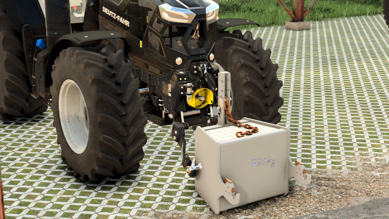 Ефективна Противага Concrete 750kg Weight з Муфтою для Навісного Обладнання