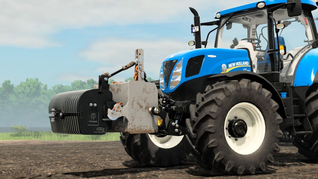 Ефективна Противага Concrete 750kg Weight з Муфтою для Навісного Обладнання