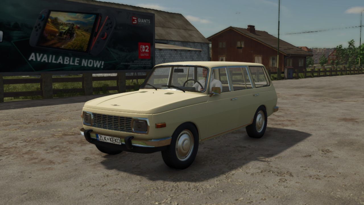 Легендарний Універсал Wartburg Tourist — Стильний Транспорт для Farming Simulator 25