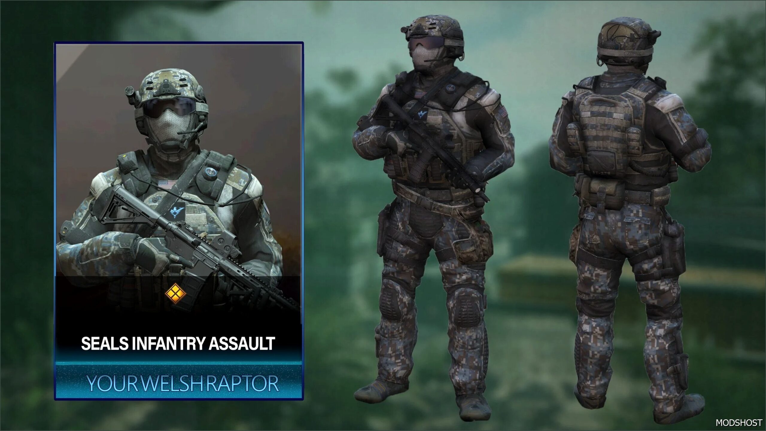 Black OPS 2 Navy Seals KIT Mega Pack für MP Male BO2 GTA 5 Spieler Mod