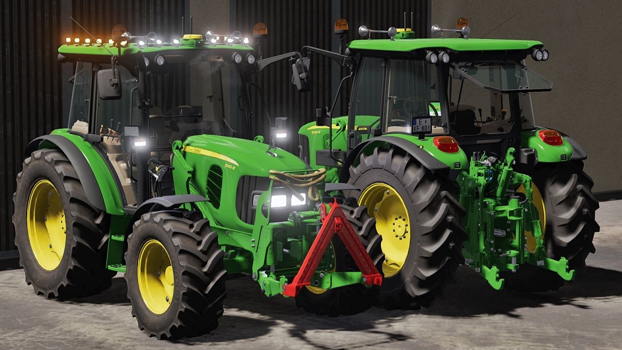 Легендарний Трактор John Deere 5R Series (IC) — Інтерактивне Керування та GPS для FS25