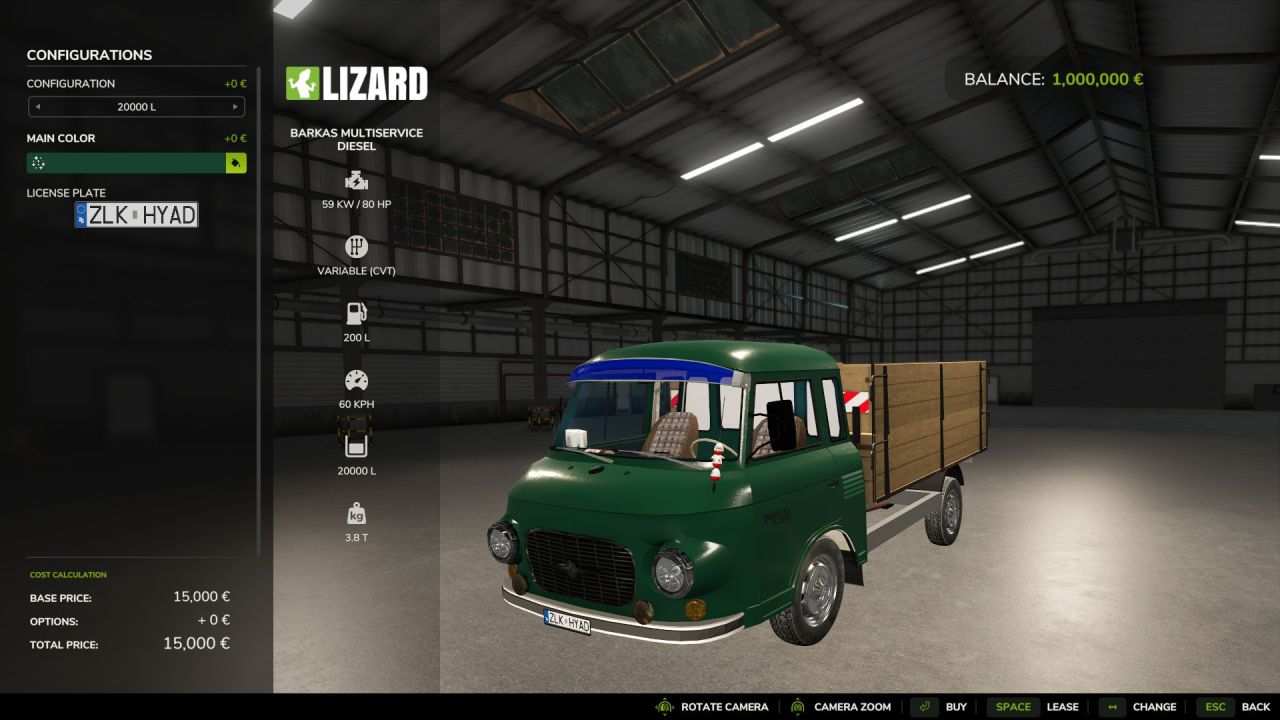 Mod for Barkas Multiservice for Farming Simulator 25