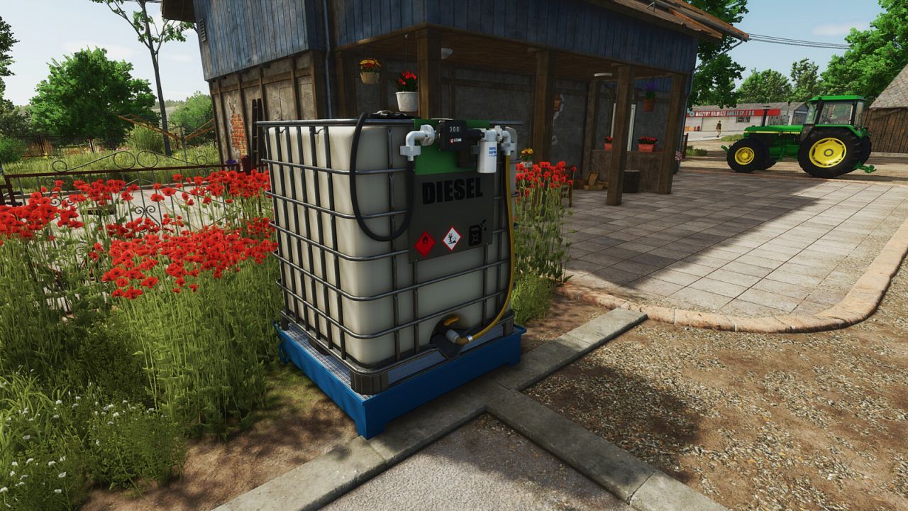 Ефективний Паливний Бак Fuel Tank With Grating (IBC) на 1000 л для Малих Ферм
